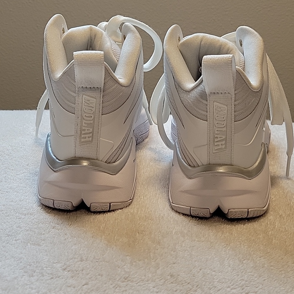 Moolah Triple Double White Hot Basketball Sneakers - Picture 3 of 8